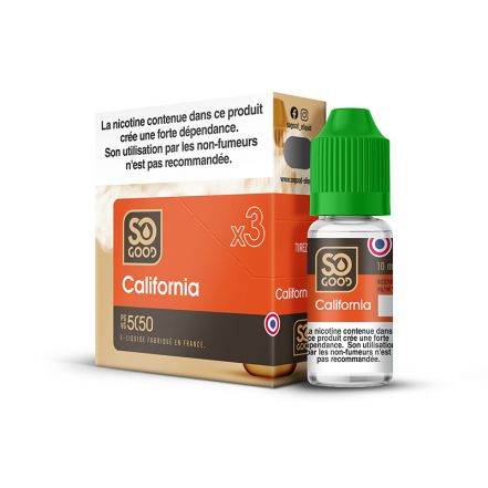Boîtes de 3 e-liquides So Good California